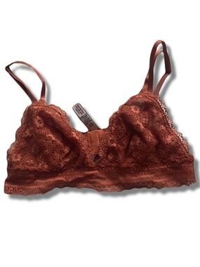 Victoria’s Secret Rust Lace Bralette Size Small | Feminine | Y2K Lingerie |